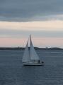 Sailboat in Boston Harbor
