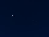 Venus passing the Pleiades