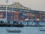 Tobin Bridge at Sunset