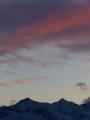 Evening Sky, Shadowed Peaks