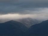 Gray Clouds over the Mountains