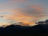 Banded Clouds over Mountains