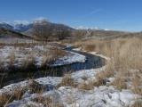 Stream on a Clear Winter Day