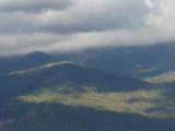 Spots of Sunlight on the Mountains