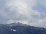 Mounains with Puffy Clouds
