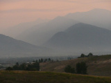 Hazy Outlines of Mountains