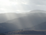 Morning Sunbeams on the Hills