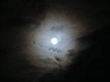 Bright Moon and Clouds