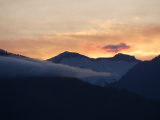 Strip of Cloud at Sunset