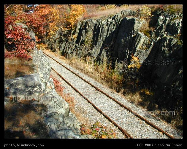 Needham Freight Tracks - Freight railroad tracks near Needham MA