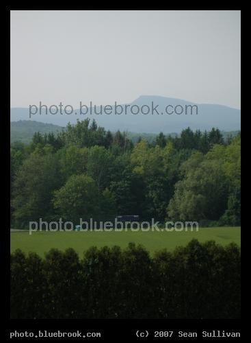 Holyoke Range Skyline - The Holyoke Range, as seen from the Merrill Science Center, Amherst College, Amherst MA