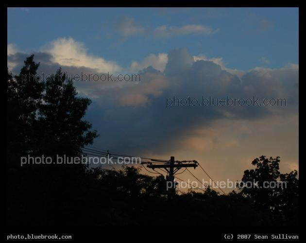 Purple Clouds - Evening clouds from Brookline MA