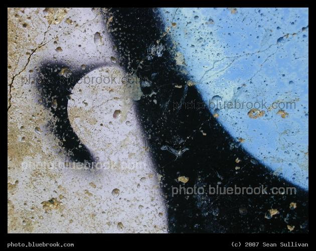 Division - A close-up of a portion of the Berlin Wall, on display in Truro NS