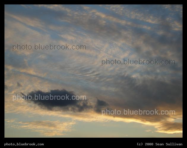 Opalescent Clouds - Sunset clouds over Somerville MA