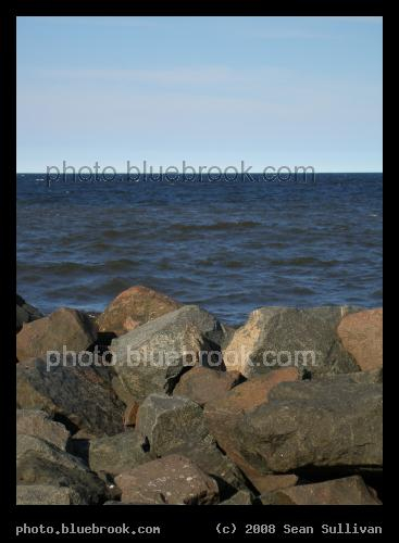 Lakewalk Waterfront - Lake Superior, from the Downtown Lakewalk in Duluth MN