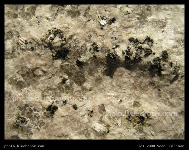White Granite - A detail of granite used in decorative architecture, Boston MA