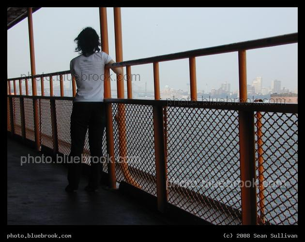 View from a Ferry - Aboard the Staten Island Ferry boat Gov. Herbert H Lehman, New York NY