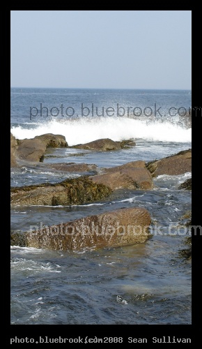 Rockport Sea Spray - Atlantic coastline at Halibut Point State Park, Rockport MA