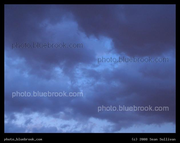 Evening Storm - Clouds in evening twilight, Somerville MA