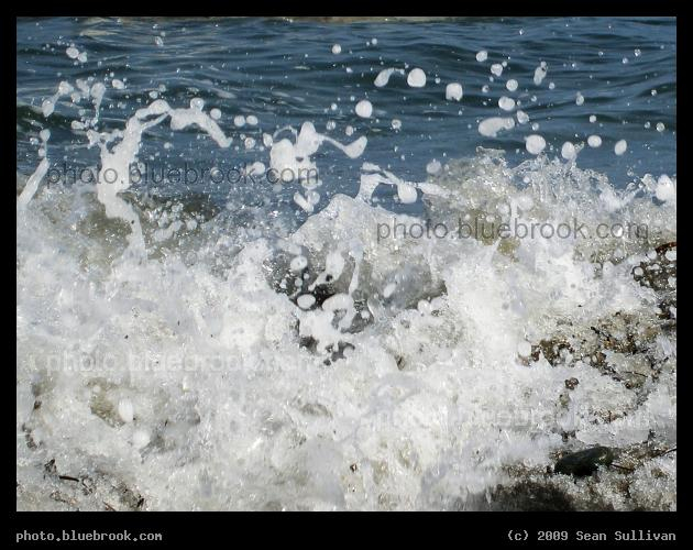 Dancing Sea Foam - Revere Beach, Revere MA