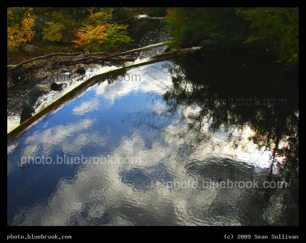 Sky at the Falls - Charles River at the Cordingly Dam, Newton/Wellesley MA