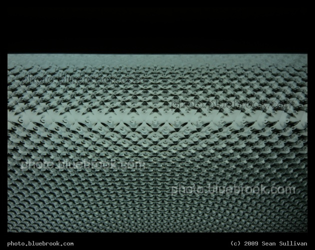 Geometric Radiance - Detail of a flourescent light cover, Somerville MA