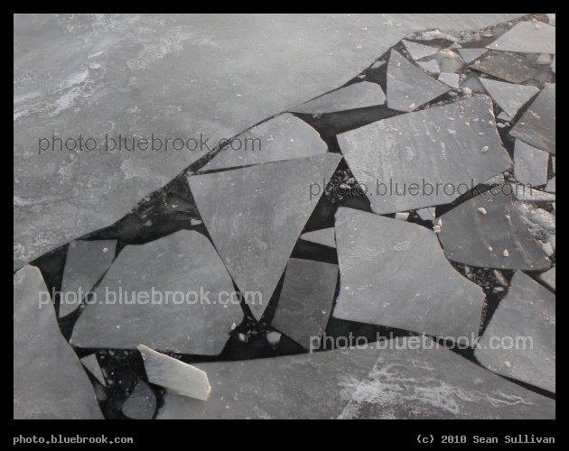 Ice Triangle - Charles River, Boston MA