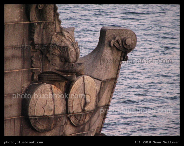 Bridge Sentinel - A sculpture on the Longfellow Bridge over the Charles River, Boston/Cambridge MA