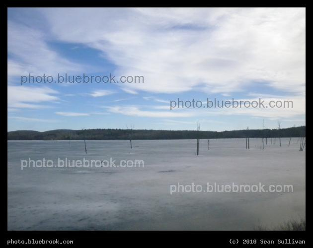 Mill Pond Winter - Mill Pond, Westborough MA