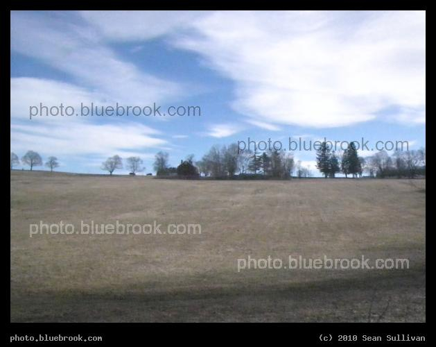 Field and Sky - View from the MBTA commuter rail near the Grafton MA / Westborough MA town line
