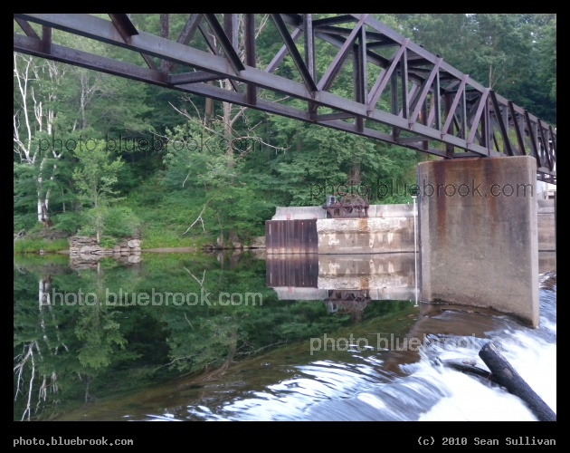 Dam on the Suncook River - An old bridge and dam in Suncook Village, Pembroke NH