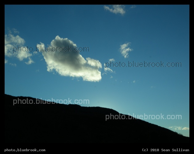 Wandering Cloud - The Green Mountains in Vermont from I-89