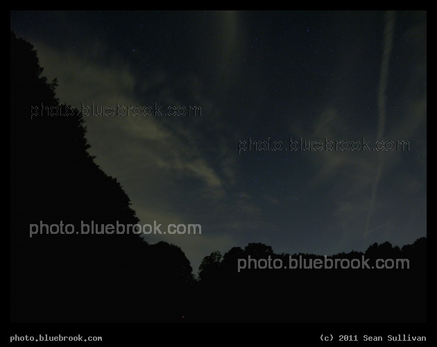 North from Lincoln - The night sky on a summer evening from Lincoln MA