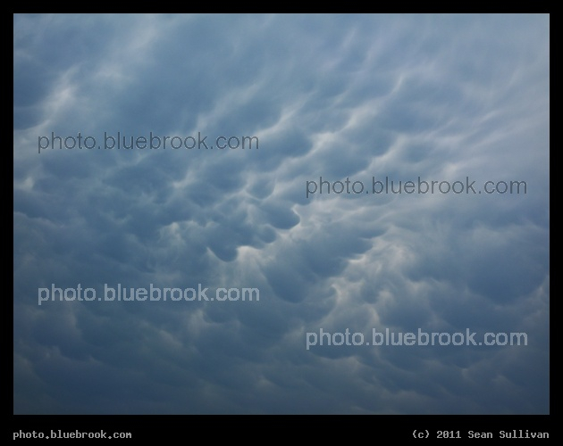 Turbulent Sky - Storm clouds over Woburn MA, on a day that later brought a series of tornadoes to Massachusetts (from other thunderstorms)