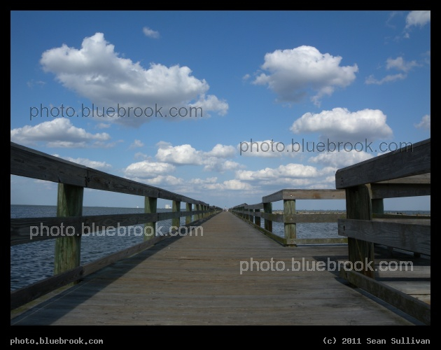 On the Boardwalk - A boardwalk over the Indian River near the Rotary Riverfront Park, Titusville FL