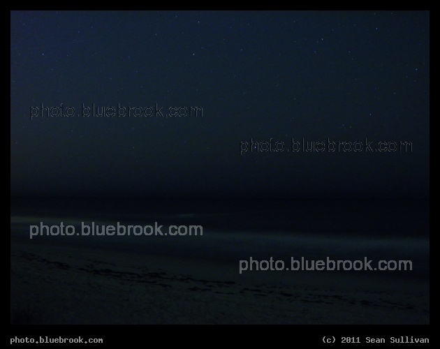 Vega Rising - The bright star Vega rising over the Atlantic Ocean, Indian Harbour Beach FL