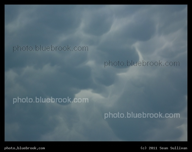 Bubbling Sky - Spring storm system, Woburn MA