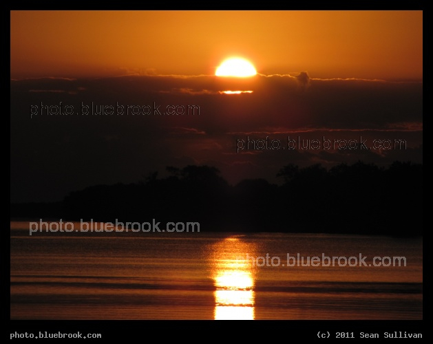 Spaceport Sunrise - Sunrise from the Kennedy Space Center press site