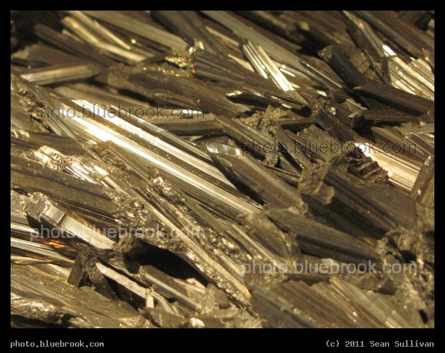 Antimonite - A mineral including the element Antimony