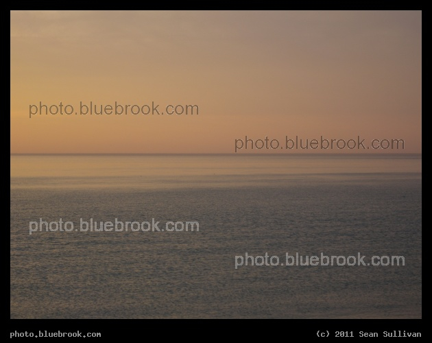 Peach Light - Sunset over the Chesapeake Bay, Kiptopke State Park, VA