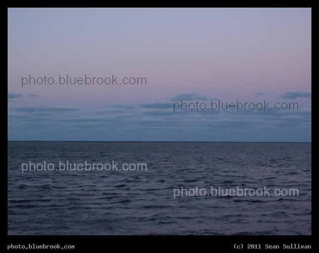 Horizon Clouds - Indian River at sunset, Titusville FL