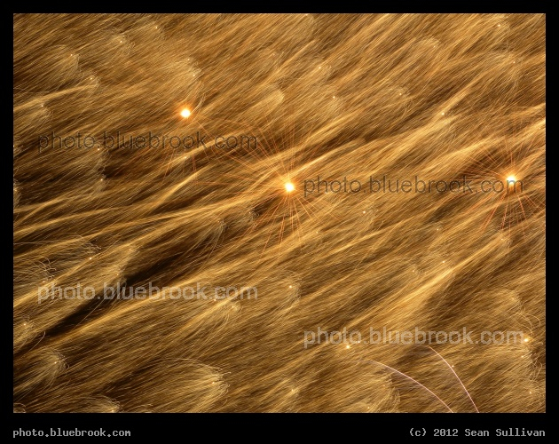 Deluge of Sparkles - First Night 2011 fireworks over Boston Common