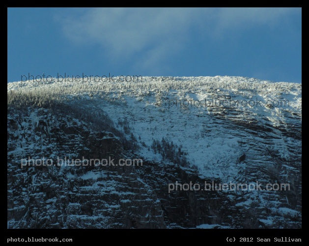 White Crest - A rock face in the White Mountains near Franconia Notch, New Hampshire
