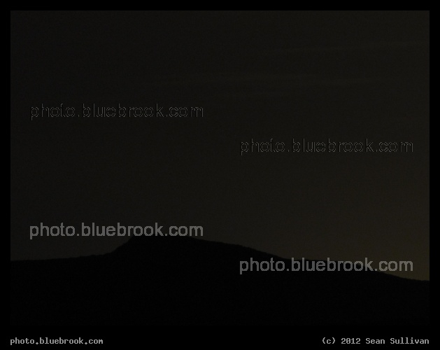 Holyoke Range at Night - View from Amherst College, Amherst MA