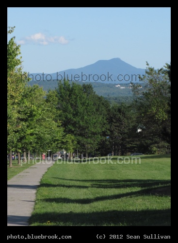 University Heights - From University Heights on the University of Vermont campus, Burlington VT, looking southwest towards the Green Mountains