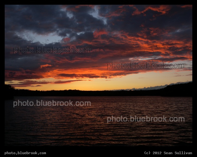 Textured Light upon the Clouds - Fresh Pond, Cambridge MA