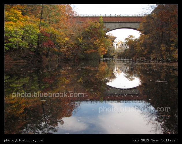 Autumn at Echo Bridge - Hemlock Gorge, Needham MA
