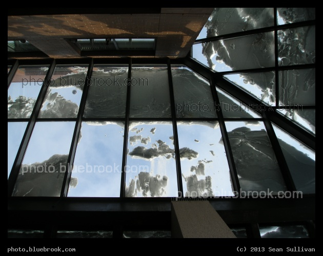 Snowy Skylight - Kendall Square, Cambridge MA
