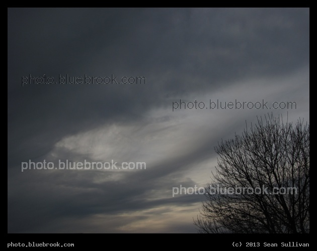 Winter Gray - Sunset in January, Warwick RI