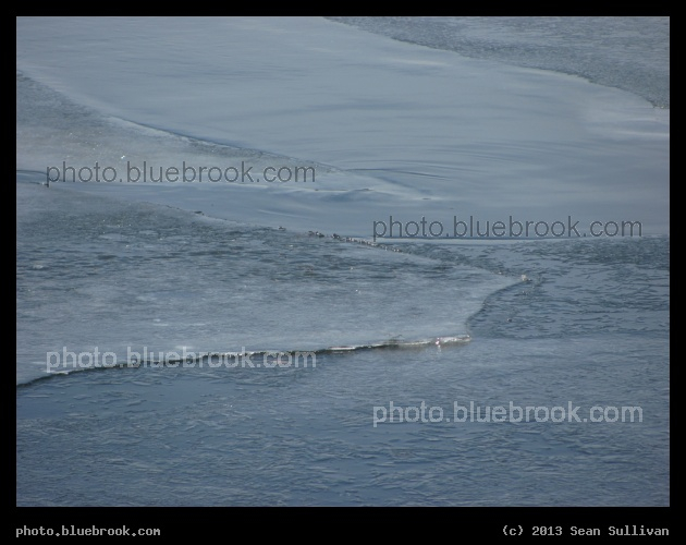 Reservoir Ice - Chestnut Hill Reservoir, Boston MA
